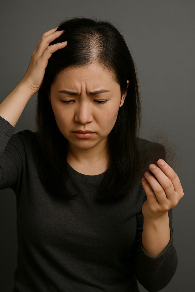 머리카락 빠짐 건강 경고 대표 이미지