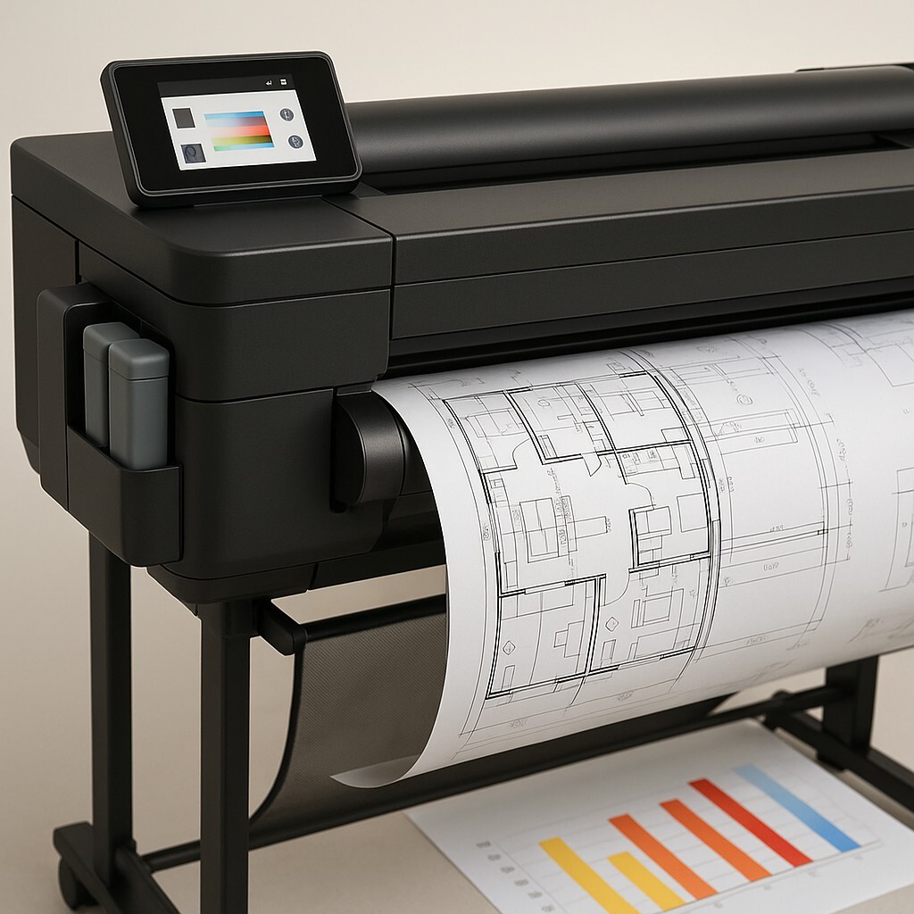 잉크 소모 줄이는 플로터 출력 설정법 – HP DesignJet 효율적 세팅 가이드 대표 이미지