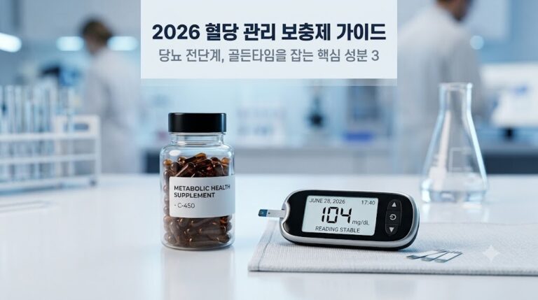 알파리포산 베르베린 크롬 등 당뇨 전단계 예방을 위한 2026년 혈당 관리 보충제 핵심 성분 비교 대표 이미지