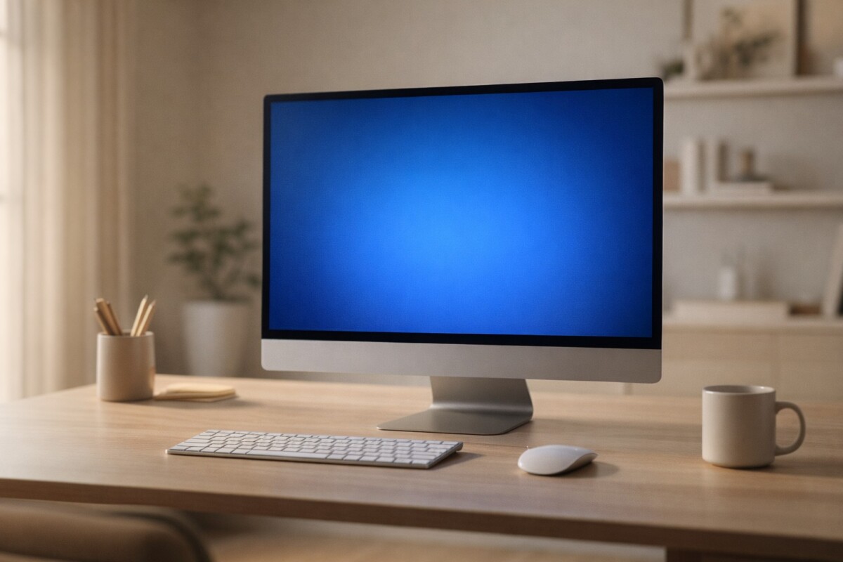 BAD SYSTEM CONFIG INFO 블루스크린 오류로 컴퓨터 화면에 파란 빛이 나타난 Windows 오류 상황