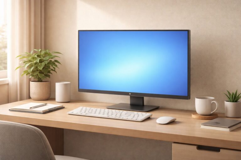 DRIVER_POWER_STATE_FAILURE 블루스크린 오류가 발생한 Windows 컴퓨터 화면