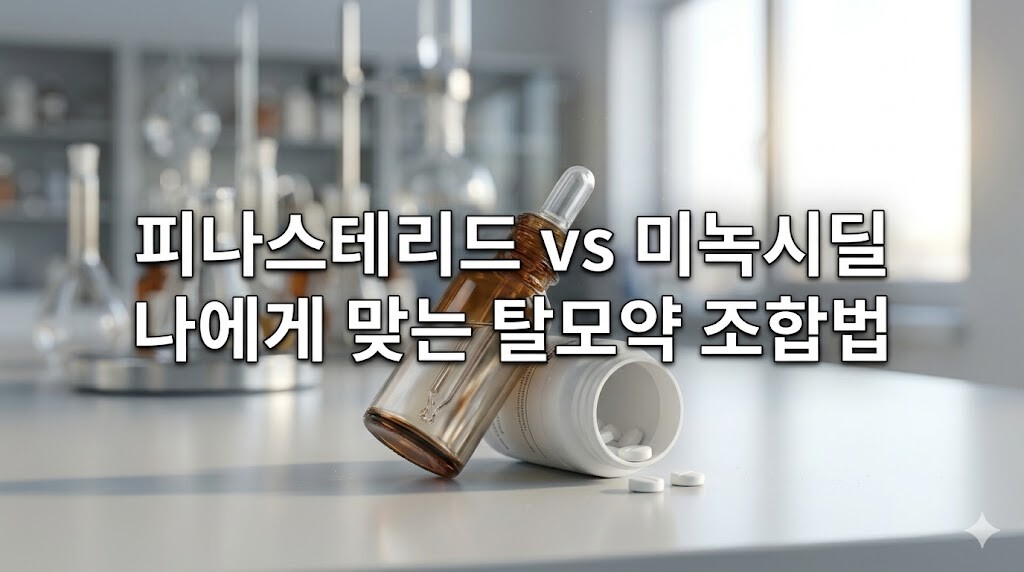 피나스테리드 vs 미녹시딜 성분의 진짜 차이와 나에게 맞는 탈모약 조합법