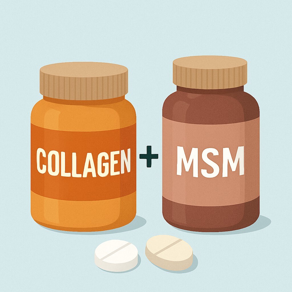 콜라겐과 MSM, 함께 복용해도 될까 효과 정리 대표 이미지