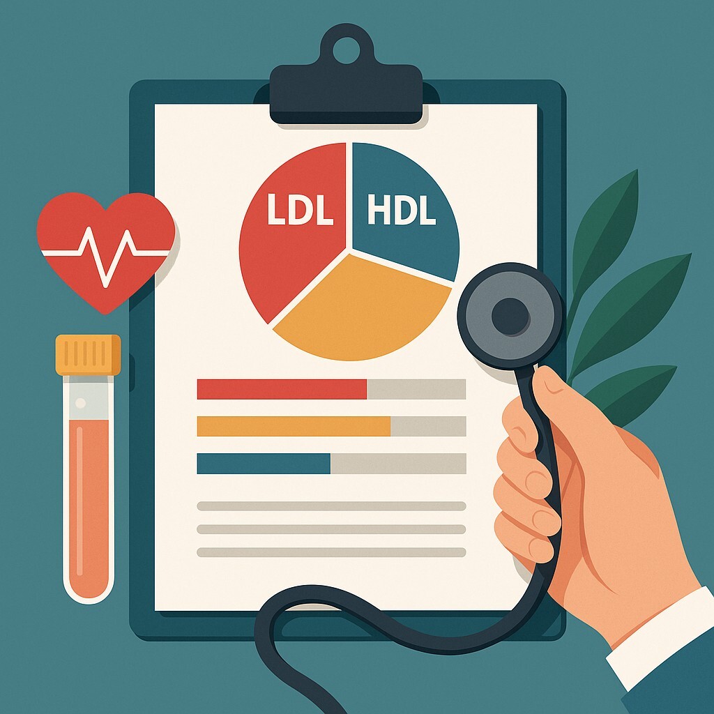 콜레스테롤 수치 해석 – 총콜레스테롤, HDL, LDL 기준과 관리법 대표 이미지