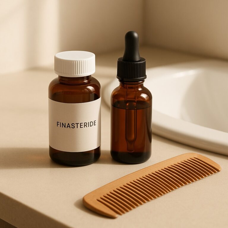 탈모 치료 성분 피나스테리드와 미녹시딜 비교 이미지