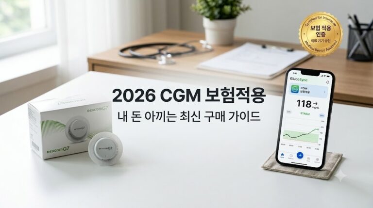 국내 정품 CGM 보험적용 혜택과 해외 직구 차이점 비교