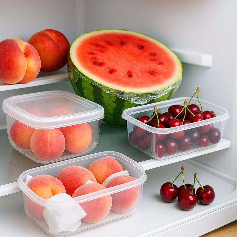 여름철 과일 보관법 – 냉장고, 상온, 밀폐용기 활용법