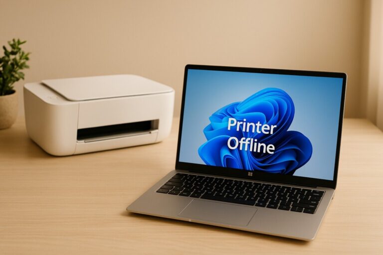 프린터 오프라인 해결 과정의 핵심 흐름(WSD→TCP/IP→정상 출력)