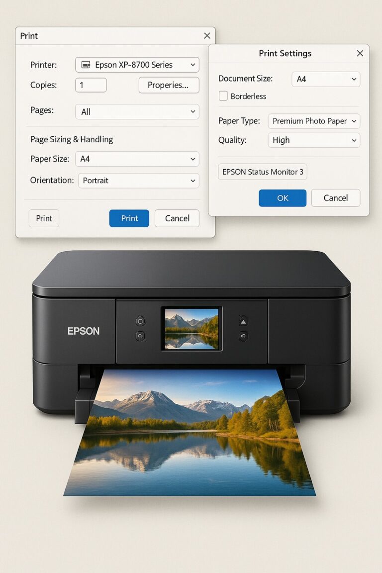 EPSON 포토 프린터 설정 종합 가이드 – 드라이버부터 인쇄 품질까지 완벽하게