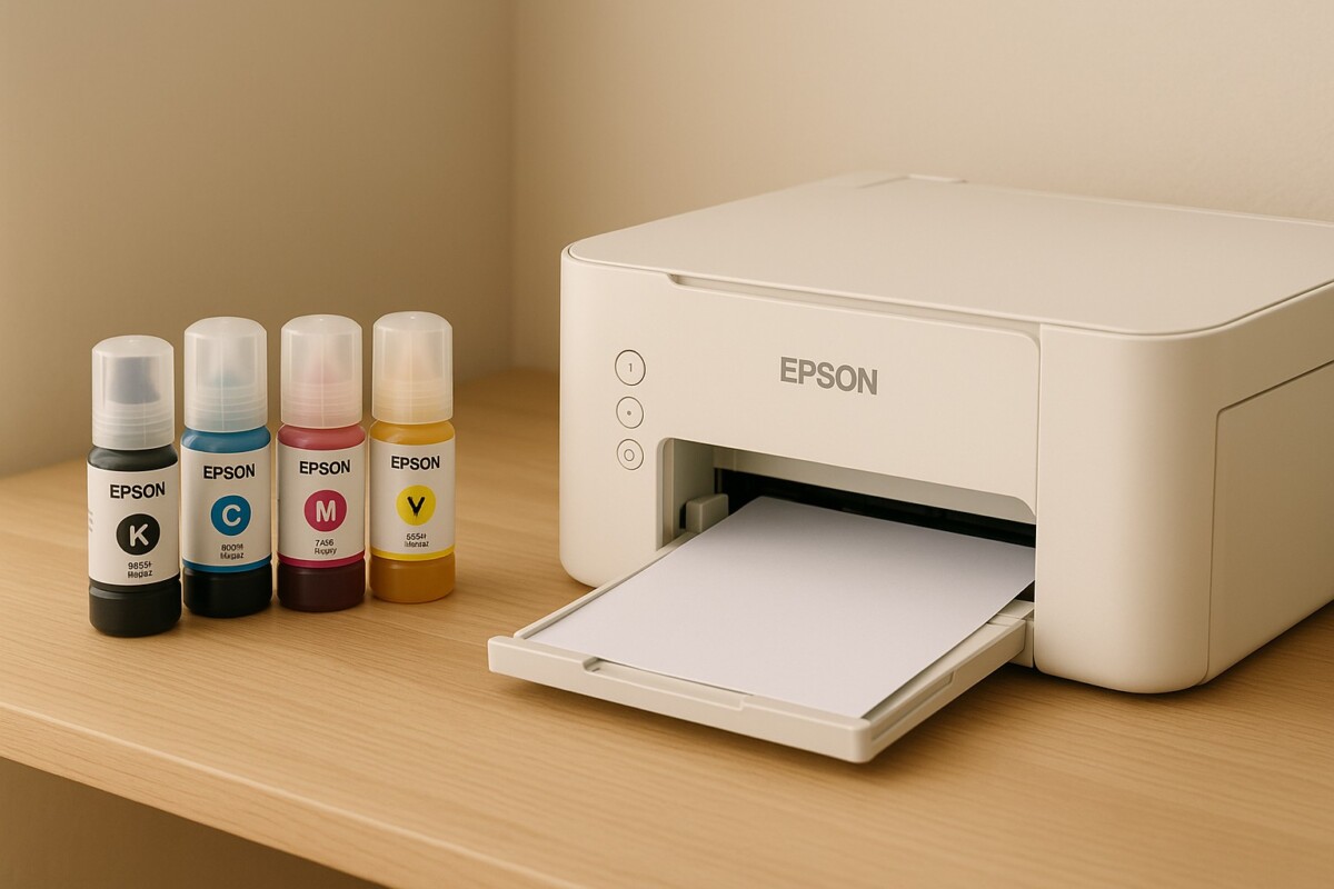 Epson 정품 잉크 호환성을 보여주는 이미지