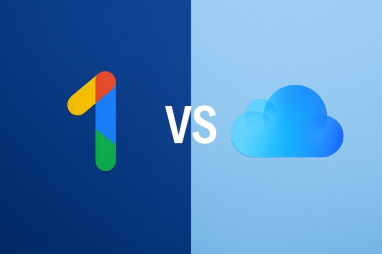 Google One vs iCloud – 클라우드 서비스 비교 리뷰