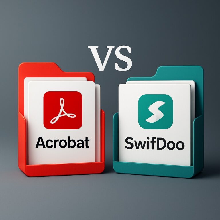PDF 편집 프로그램 비교 리뷰 – Acrobat vs SwifDoo