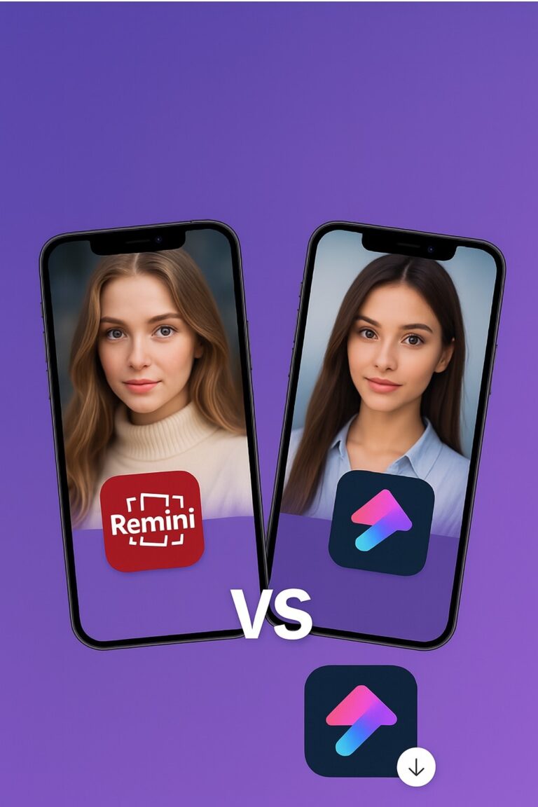 스마트폰 사진 화질 개선 앱 추천 – REMINI vs Pixelup 대표 이미지