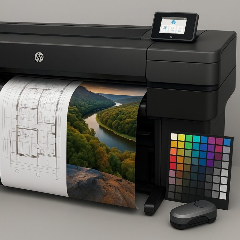 HP DesignJet 프린터, ICC 프로파일과 ΔE 색상 정확도 검증으로 출력 품질을 향상시키는 컬러 매칭 설정 가이드