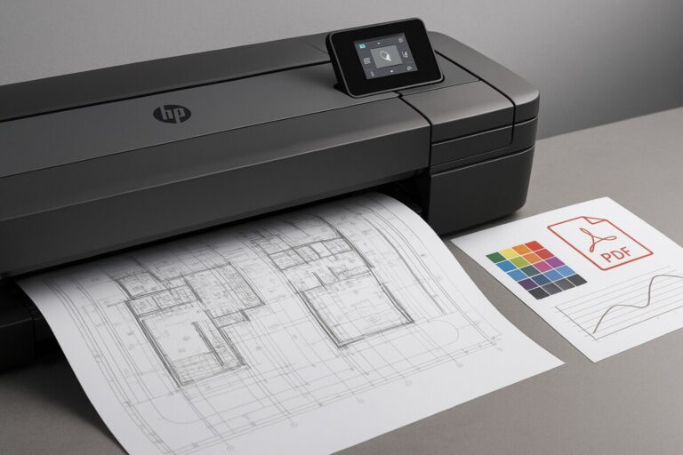 HP DesignJet Z6 드라이버, 대형 도면 출력과 PDF 렌더링 설정을 위한 HPGL2 기반 프린터 설치 가이드