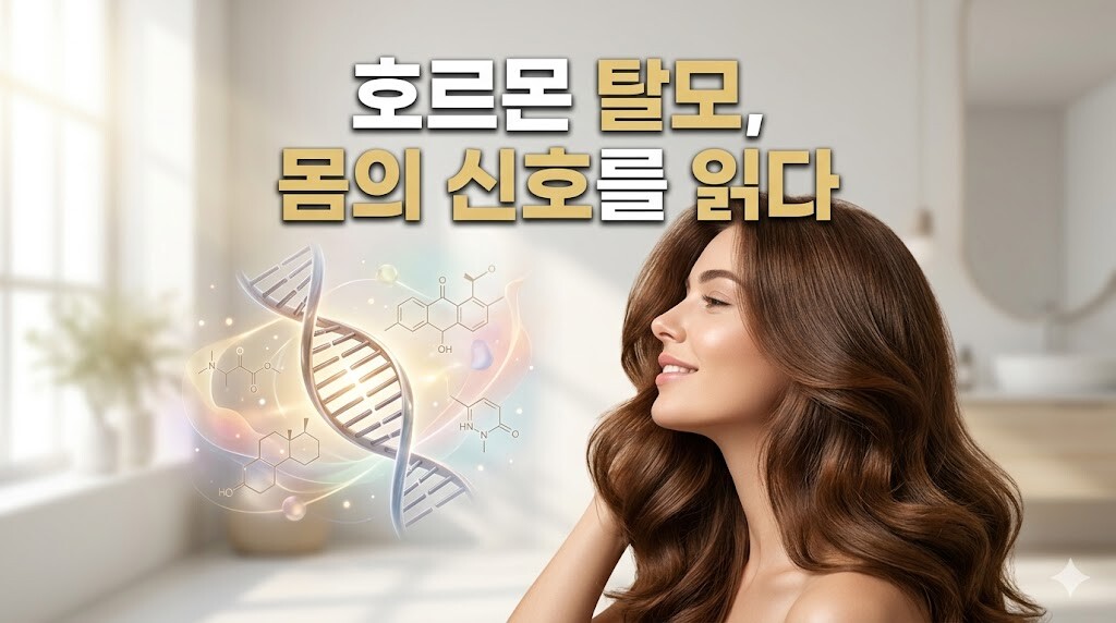 호르몬성 탈모 완화를 위해 호르몬 균형을 잡는 영양소와 일상 리듬 회복 가이드.