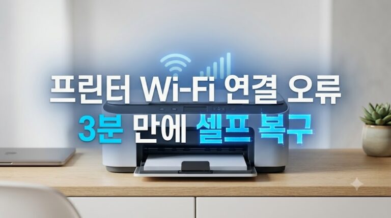 프린터 Wi-Fi 연결 오류 3분 만에 셀프 복구 가이드 대표 이미지