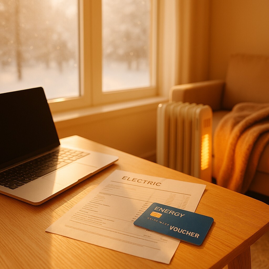 2025 에너지바우처 지원금 신청 장면, 겨울 에너지 복지 지원