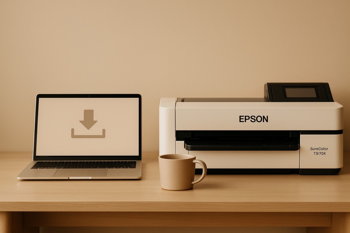 Epson 자동 인식 오류 해결을 설명하는 장면