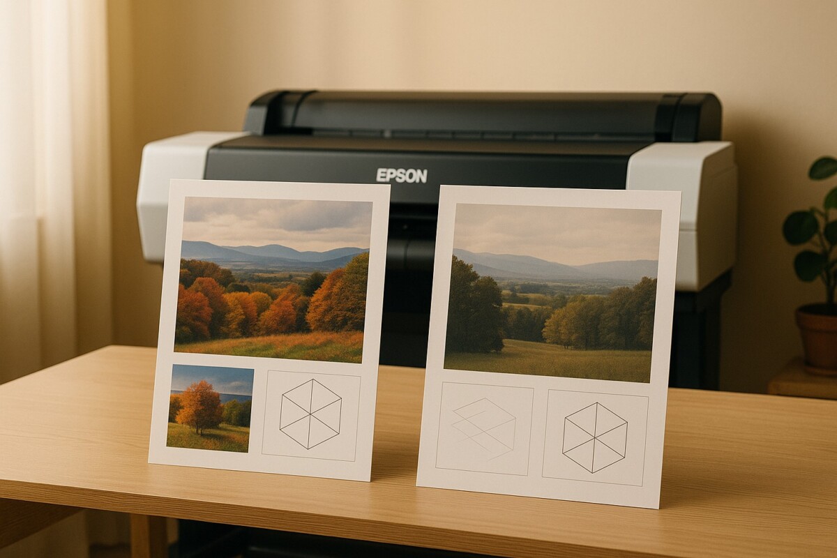 Epson·Canon 색 재현 정확도 비교