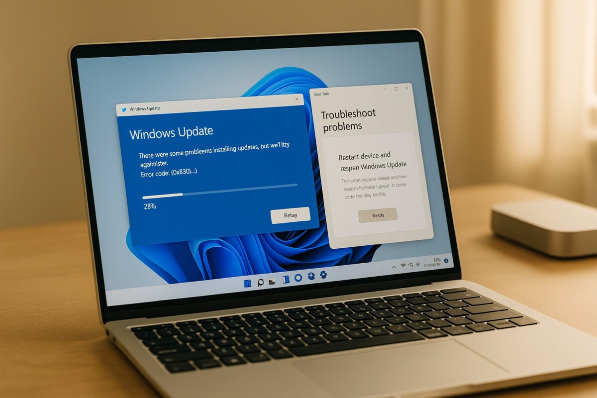Windows 11 업데이트 실패 오류 해결 이미지