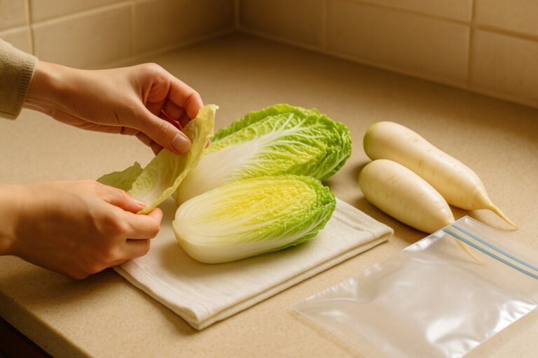 겨울 김치채소 보관법