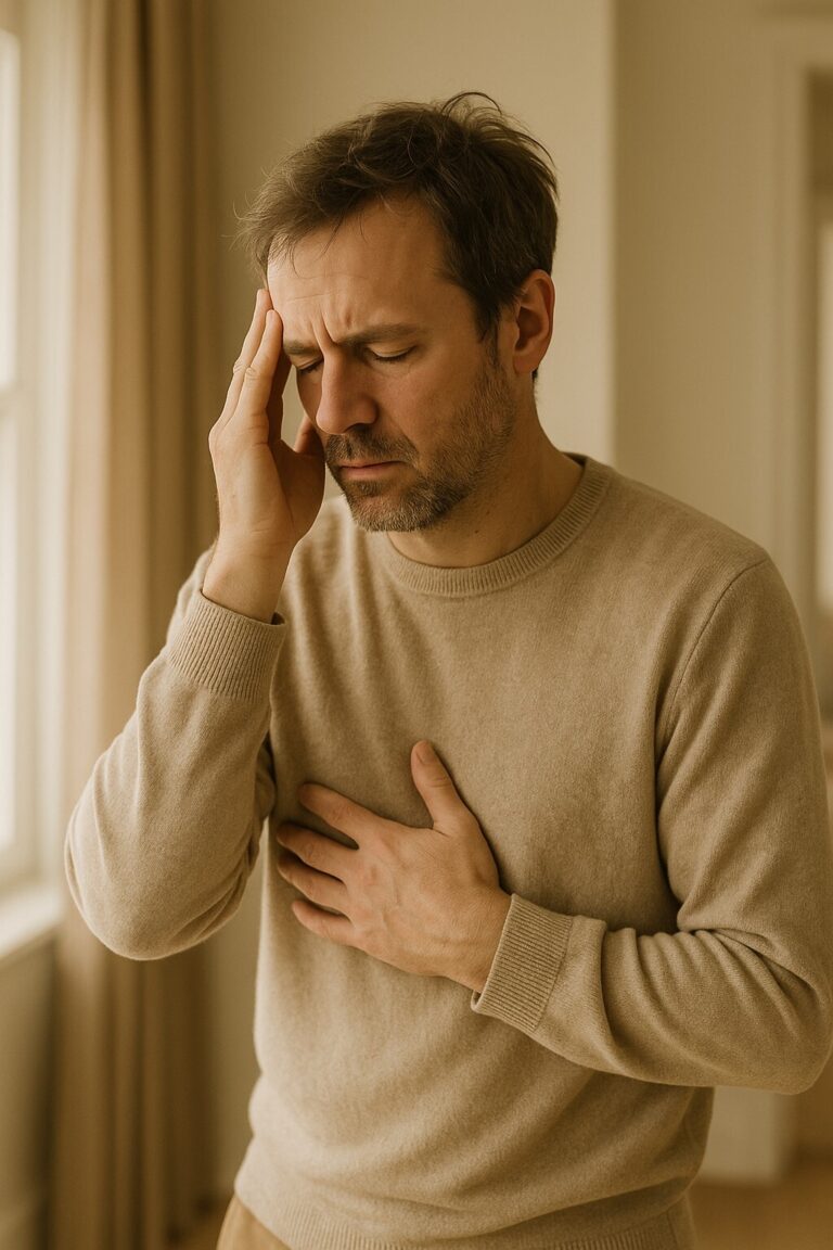 독감 초기증상을 표현한 따뜻한 감성 이미지