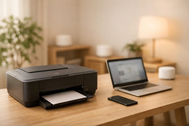 Mesh 공유기 쓰는데 캐논 프린터 연결이 자꾸 끊기는 이유를 보여주는 홈 오피스 환경