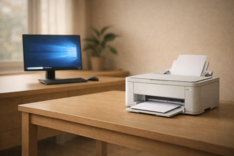 Windows 10에서 프린터 추가가 안 될 때 발생하는 연결 문제 상황