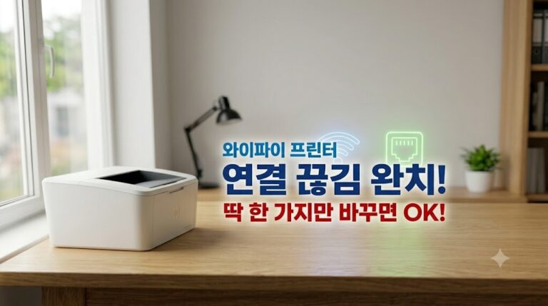 와이파이 프린터 연결 끊김 현상을 해결하기 위해 윈도우 인쇄 포트 및 네온 와이파이 썸네일