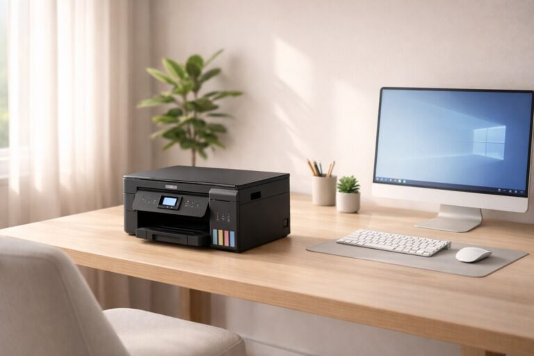 프린터 큐에 문서가 쌓이고 출력이 멈출 때 대표 이미지