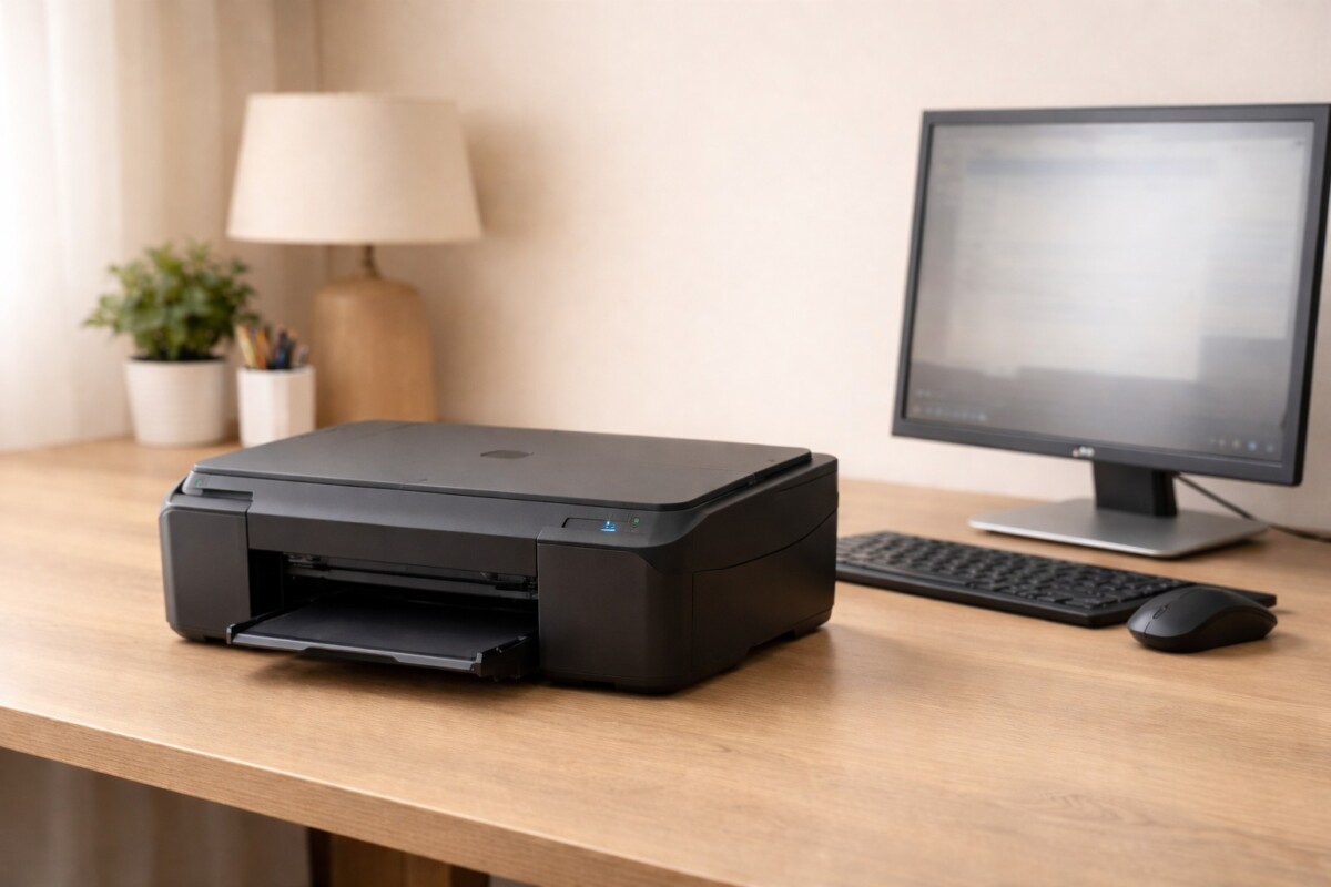 HP 프린터 업데이트 후 오프라인 상황을 표현한 이미지