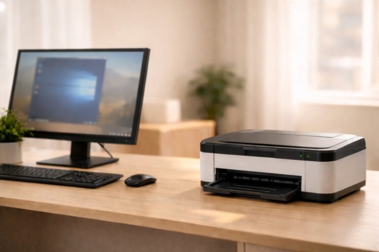 PDF/OneNote는 되는데 프린터는 안 될 때의 상황을 표현한 대표 이미지