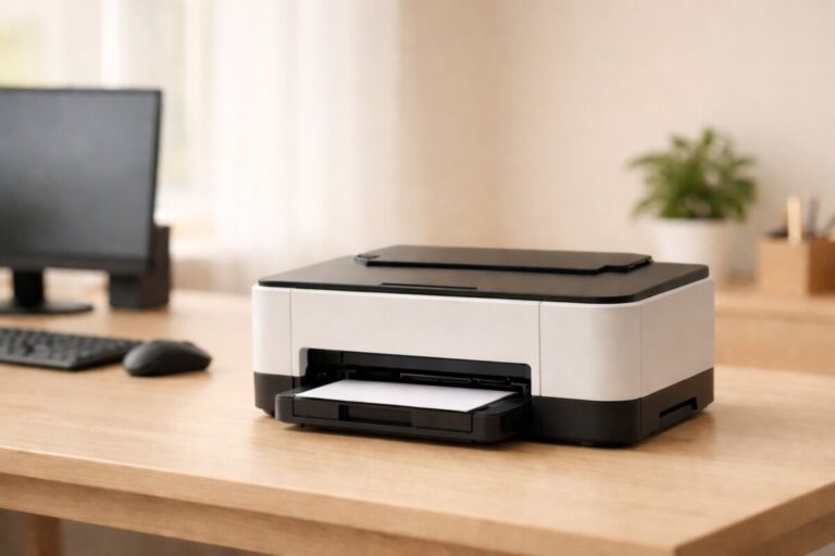 Windows 업데이트 후 프린터가 ‘인쇄 준비 중(Ready to Print)’ 상태로 표시되지만 실제 출력은 되지 않는 설정 문제 상황을 보여주는 대표 이미지