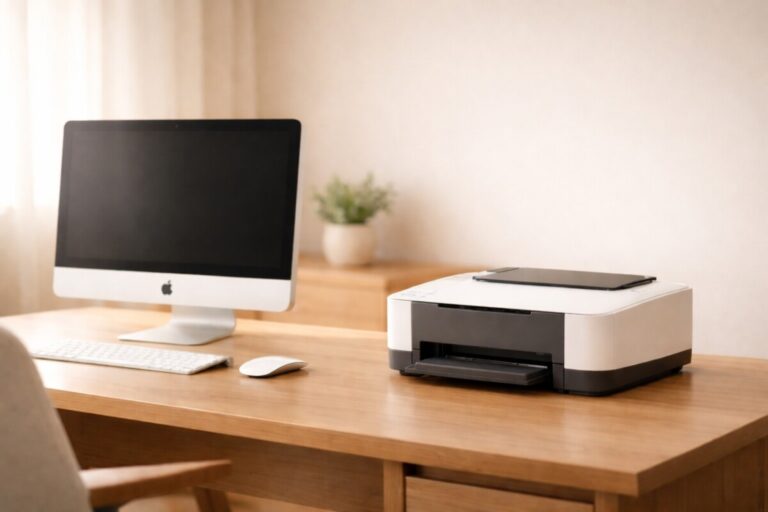 macOS 업데이트 후 프린터 인쇄 안 될 때 발생하는 상황을 표현한 이미지