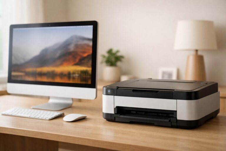 macOS 업데이트 후 프린터 인쇄 오류 상황을 표현한 이미지