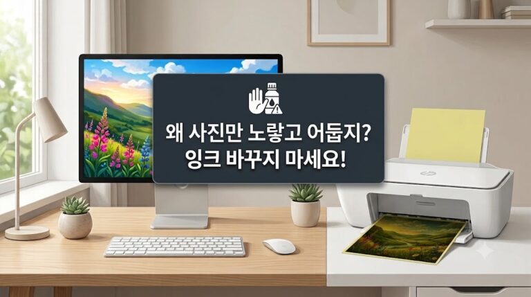 사진 인쇄만 색이 다른 이유를 해결하는 3단계 방법을 설명하는 블로그 대표 이미지