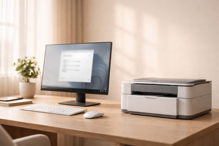 같은 PC인데 프로그램마다 프린터가 다르게 보이는 이유를 구조적으로 설명하는 장면