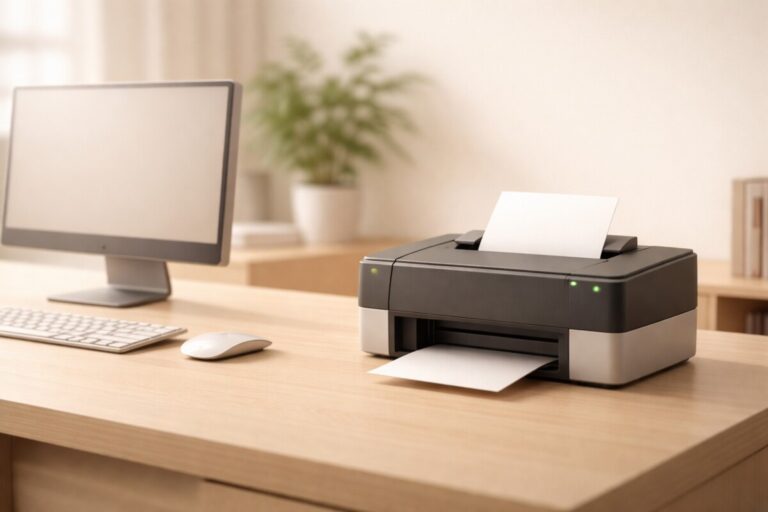 네트워크 프린터 오류 0x0000011b로 인해 Windows 업데이트 후 프린터 연결은 정상이나 출력이 차단된 상태를 표현한 이미지