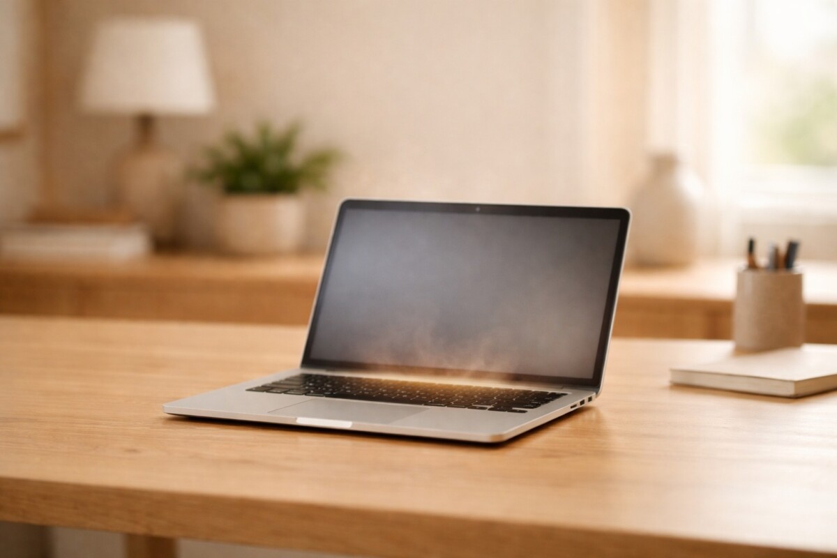 노트북 뜨거워지면 느려짐 증상이 나타난 상태에서 발열로 인해 성능이 저하된 노트북 점검 장면