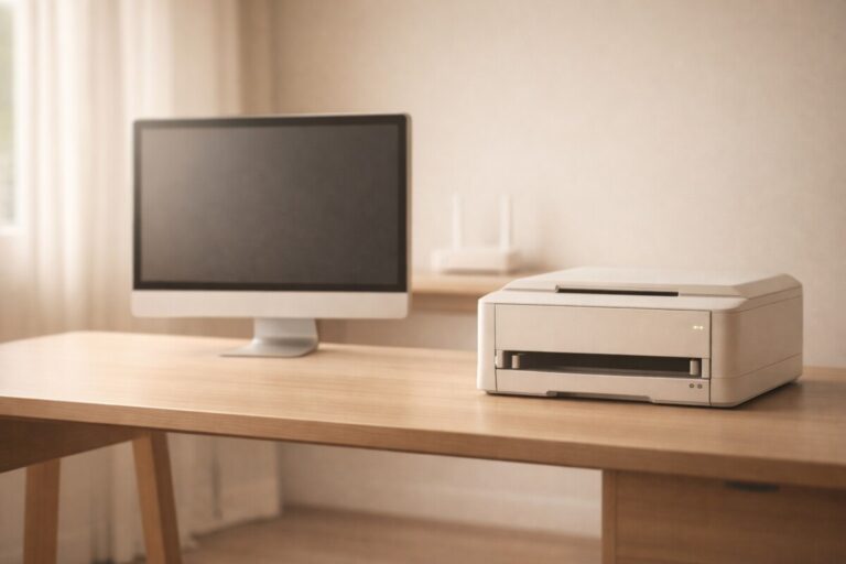 와이파이 재부팅 후 프린터 안 됨 현상을 표현한 이미지