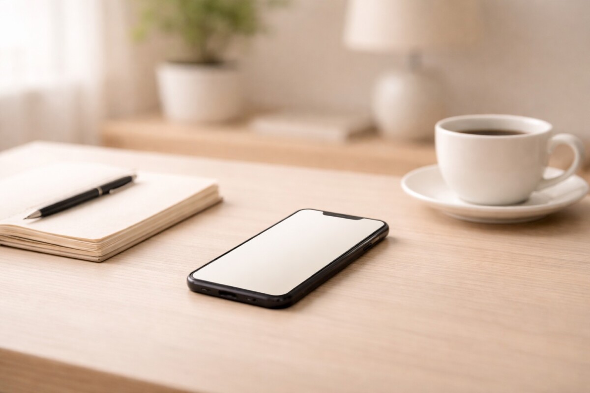 인증 앱 오류가 계속 반복될 때 휴대폰은 정상이나 내부 설정으로 인증 흐름이 멈춘 상태를 표현한 이미지