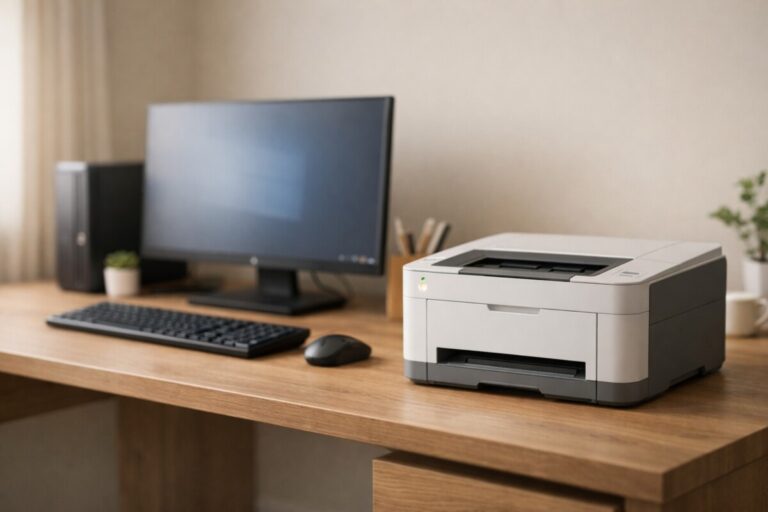 프린터 IP 고정 출력 불안정 상황을 표현한 대표 이미지