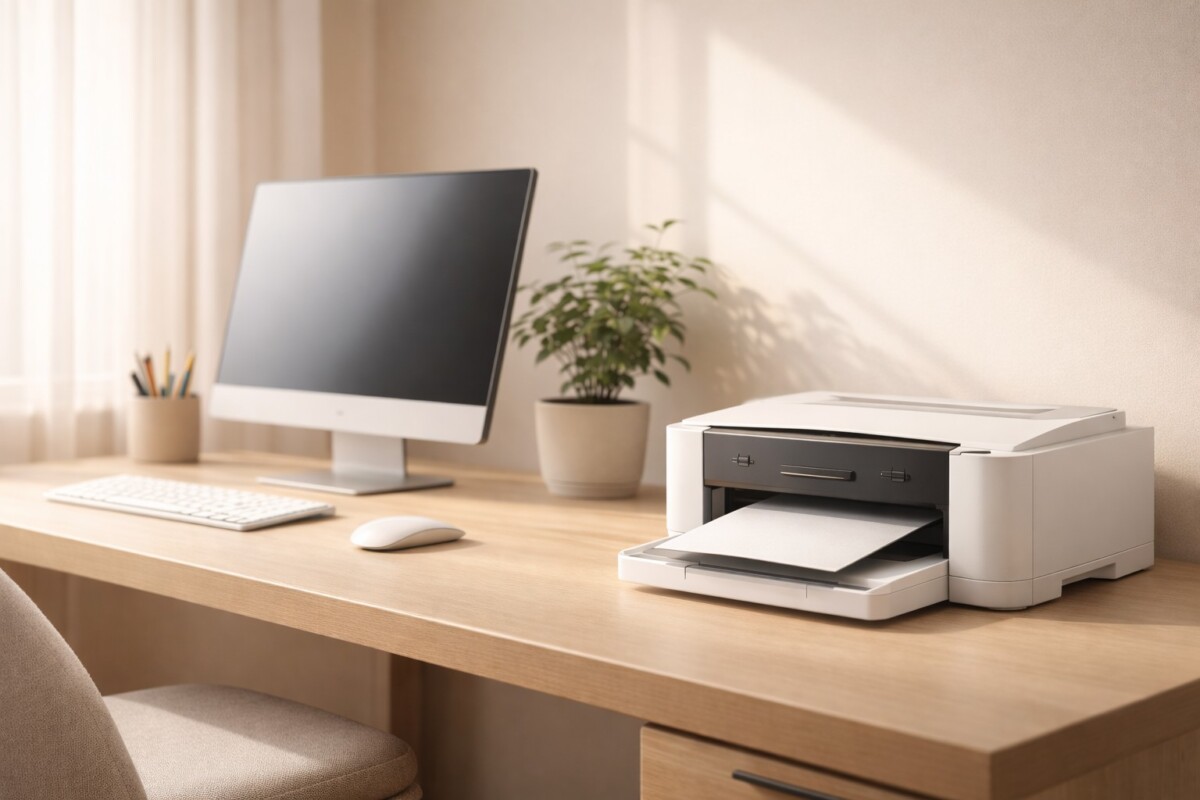 프린터 드라이버 재설치 안됨 상태에서 장치와 포트를 정리한 뒤 정상적으로 복구된 안정적인 프린터 환경을 보여주는 대표 이미지