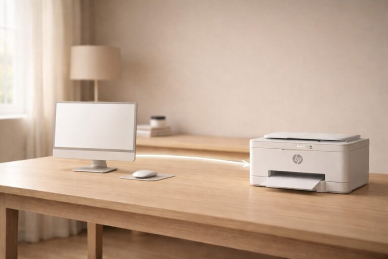 프린터 오류 0x00000709로 기본 프린터 설정이 반복적으로 실패하는 상황을 표현한 이미지