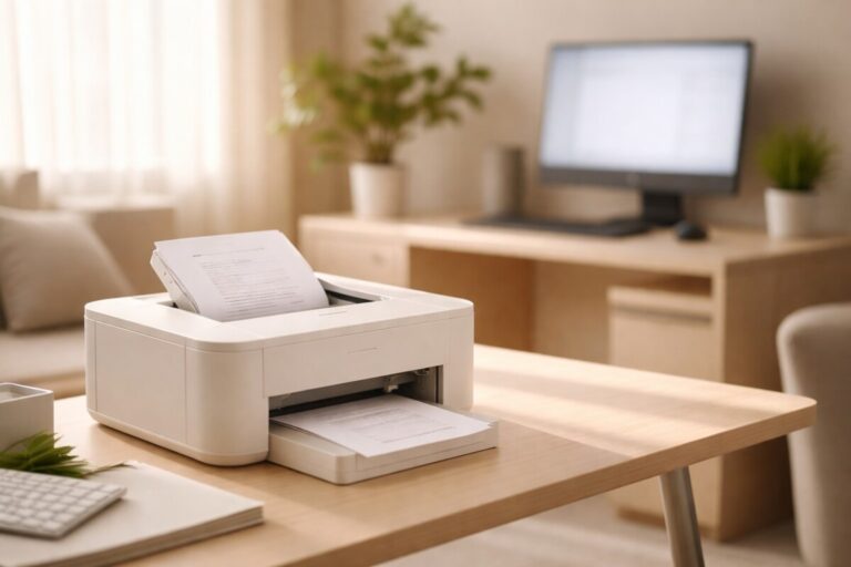 프린터는 정상인데 네트워크에서만 출력이 끊기는 상황을 보여주는 대표 이미지