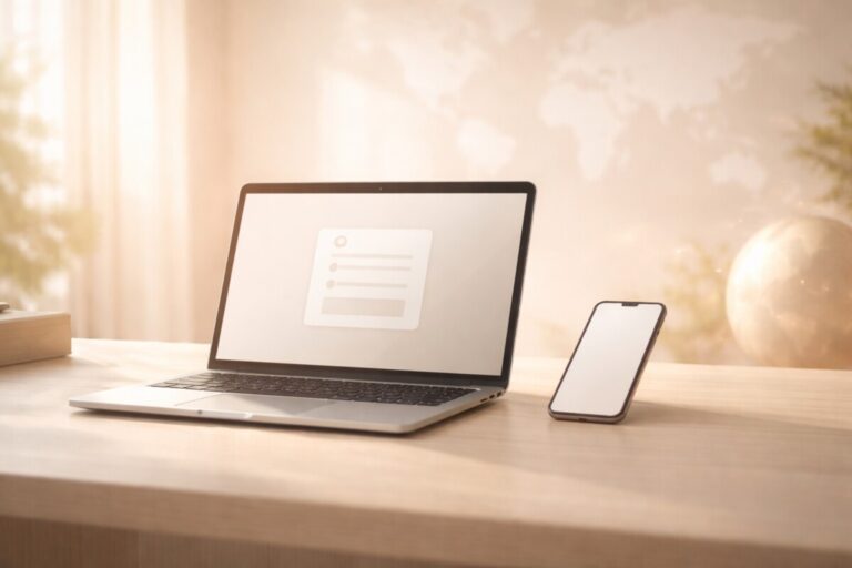 해외 사이트 로그인 인증이 안 될 때 한국 사용자 접근이 국가·정책 단계에서 차단되는 상황을 표현한 이미지