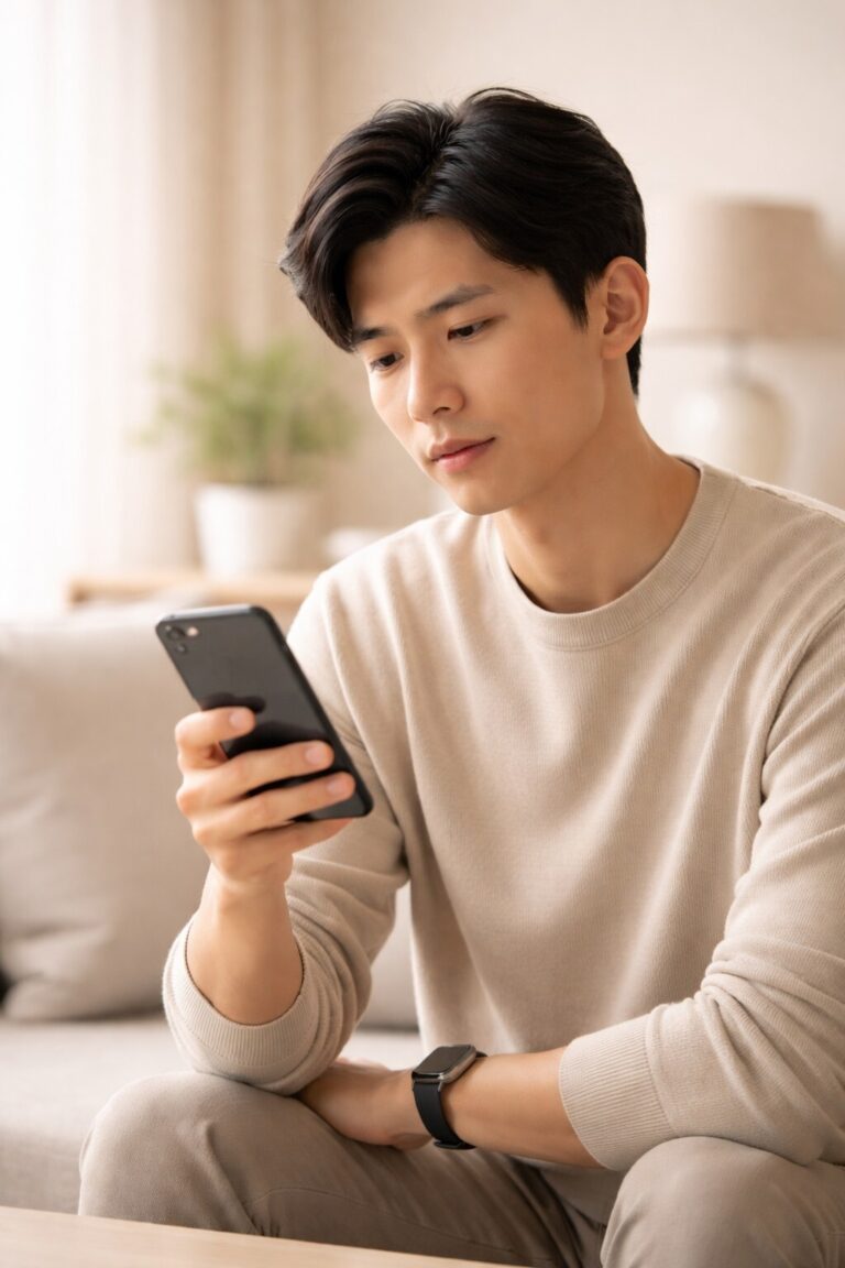 휴대폰 인증 문자 안 올 때 인증 메시지가 휴대폰에 도착하지 않고 중간 인증 서버나 통신망 단계에서 차단되는 상황을 표현한 이미지