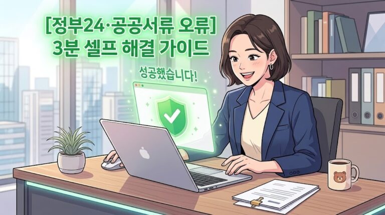 정부24·공공서류 오류 해결 방법 가이드