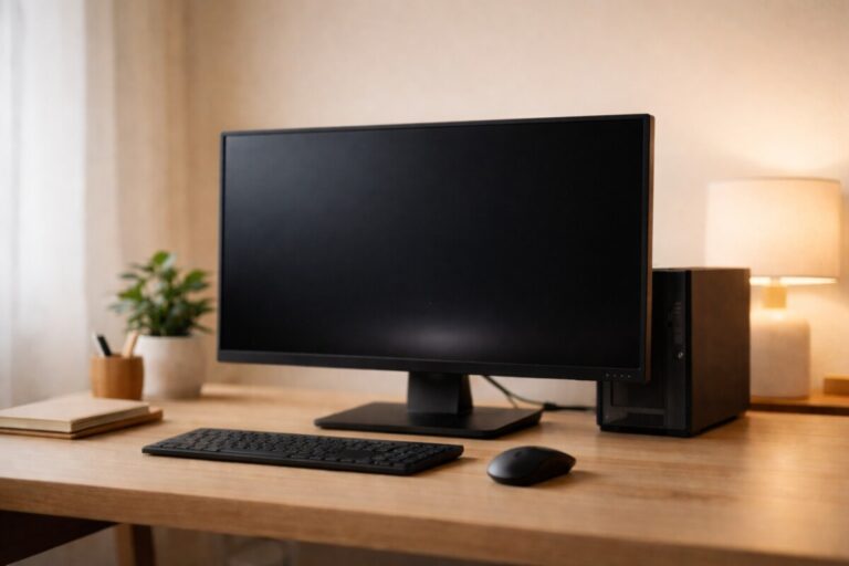 업데이트 후 블랙스크린 발생으로 화면이 검게 멈춘 윈도우 부팅 장면